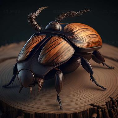 3D модель Nicrophorus annatus (STL)